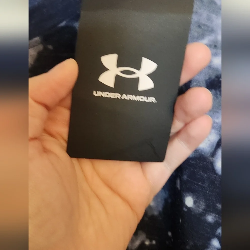 Under Armour Men's Short Sleeve Tee - Black and White Tie-Dye - Picture 6 of 7